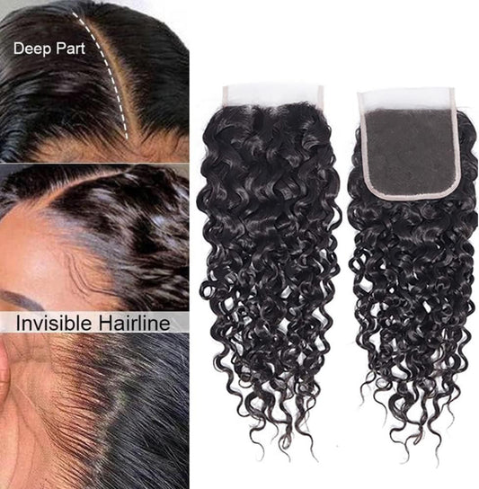 Royal Deep Wave Transparent 5x5 Lace Closure