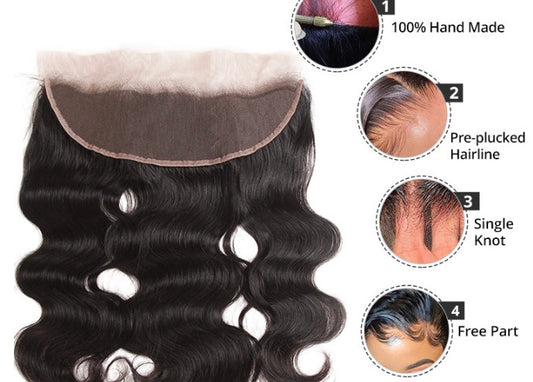 Royal Transparent 13x4 Lace Frontal Body Wave Hair